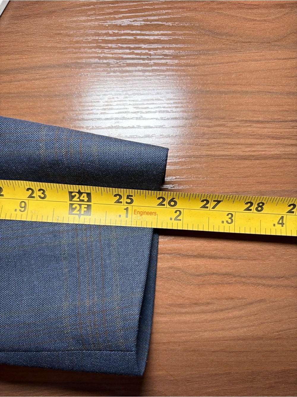Bar III Blue Windowpane Plaid Blazer Sport Coat Two Button Business Casual - Picture 13 of 13